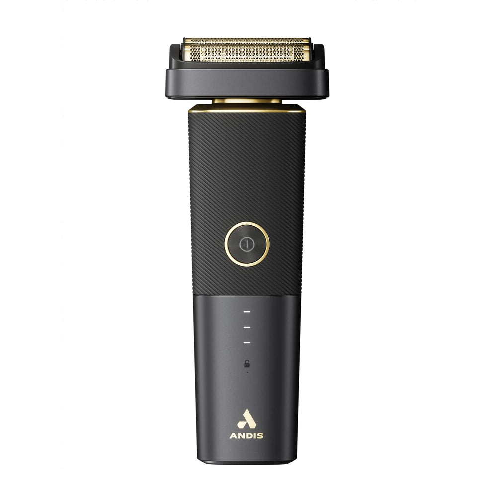 Andis reSURGE shaver front-angled view for close, versatile grooming.