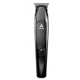 Andis Slimline Pro II battery status view, showing long run time for cordless all-day trimming.