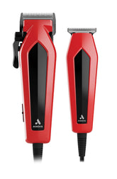 Andis Ultra Clip close-up showing powerful, whisper-quiet clipper for home grooming.