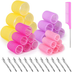 Anezus self grip rollers 48 pcs set for effortless home styling and volume.