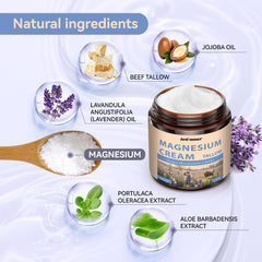 AnFamer crema de magnesio con arnica para alivio suave de la piel.
