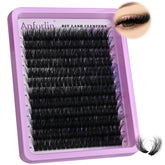 Anforlin Lash Clusters 14-16mm pack front view for versatile daily to dramatic looks