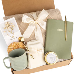 Anforsun birthday gift box front view, a thoughtful self-care set for her relaxation