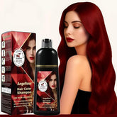 AngeRose Hair Dye Shampoo 3in1 bottle for quick at-home gray coverage.