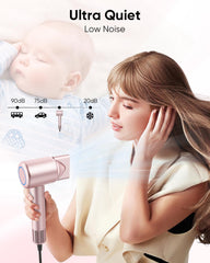 ANIEKIN dryer diffuser attachment supports curly hair styling