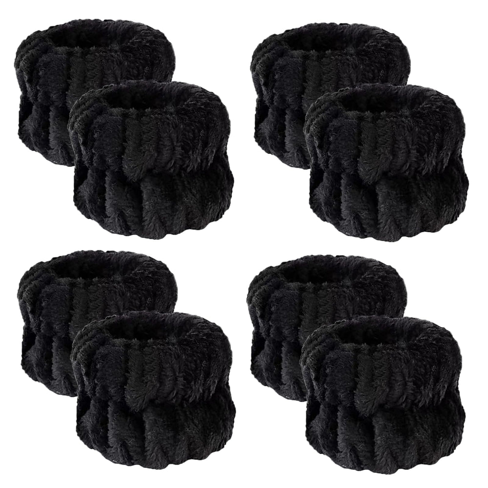 Anmieciu pulseras spa microfibra para lavar la cara, absorben agua para evitar manchas.