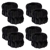 Anmieciu pulseras spa microfibra para lavar la cara, absorben agua para evitar manchas.