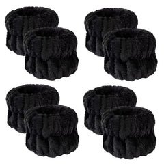 Anmieciu pulseras spa microfibra para lavar la cara, absorben agua para evitar manchas.