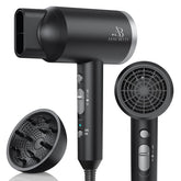 ANNE BETTY Ionic Hair Dryer with Diffuser shown, defining waves and minimizing frizz.