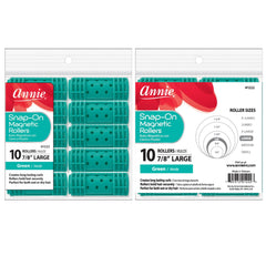 Annie Snap-On rollers secure hair during sleep, eliminating pins and reducing snag risk