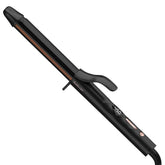 ANNLARY 1inch curling iron with titanium ceramic barrel delivers smooth, shiny curls.