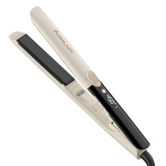 Annlary hair straightener 1-inch flat iron front view for smooth, frizz-free styling