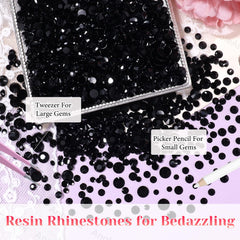 AnoleAir 4mm resin rhinestones add bold shine to clothing and cases