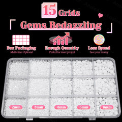 AnoleAir rhinestones with glossy resin finish catch light for long-lasting shine.