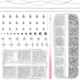 Anower silver pearls nails, elegant pearl accents for chic DIY manicure