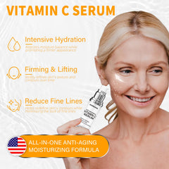 Anroha Serum Vitamina C, textura ligera para uso diario.