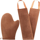 ANSPHIE 2 in 1 self tanning mitt kit front view for easy even self tan.