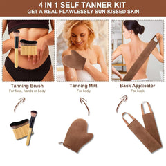 ANSPHIE aplicador de espalda bronceado para zonas difíciles.