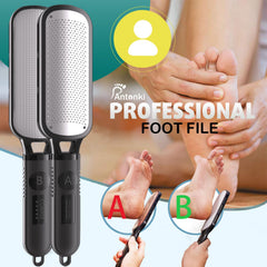 Antonki coarse-side file removes dry calluses with ease.