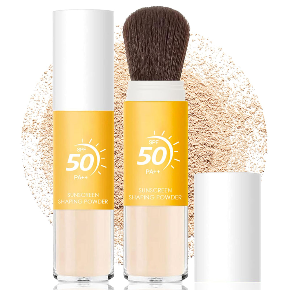 Anweina mineral sunscreen setting powder compact provides travel-friendly SPF protection.