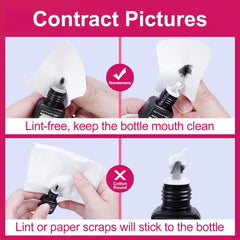 ANYINS salon usage wipe demonstrates professional-cleaning applications for nails and tools