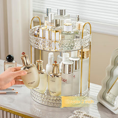 Anyoifax bathroom counter organizer keeps brushes and perfumes within reach