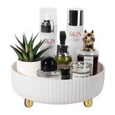 Anyoifax makeup organizer tray, 360° rotation for easy access to cosmetics.