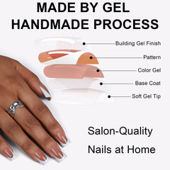 Anyos pegamento uñas incluido: unión resistente para manicura duradera.