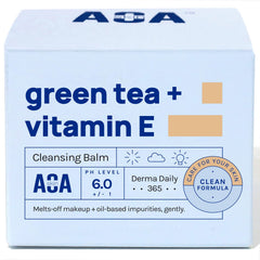 AOA STUDIO bálsamo desmaquillante té verde, textura cremosa para desmaquillar suave