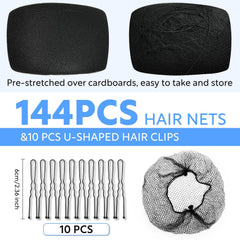 Aodada hair net breathable nylon texture feels soft during long wear.