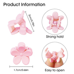 AOENJIE colorful mini flower clips closeup showing vivid hues.