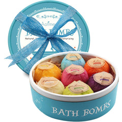 Aofmee Bombas de baño: set de 7 aromas para spa en casa.