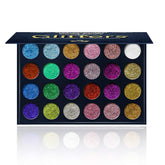 Aolailiya 24-color palette front view with vibrant, long-lasting wedding shimmer