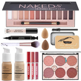 Kit AOLIKOKO 12 colores: paleta de sombras para looks diarios y festivos.