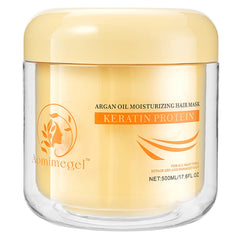 Aomimegel collagen hair mask bottle for deep conditioning and smoother strands