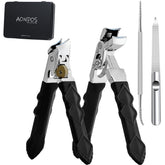 Aondos heavy-duty angled head clippers shown from the side for precise visibility during trims.
