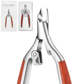 AONOLOVO cuticle trimmer with a 0.98 inch jaw for precise nail care.