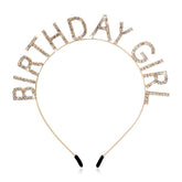 AOPRIE Birthday Girl Headband with Happy Birthday Tiara for stylish celebrations.