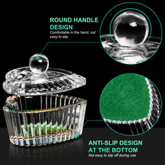 AORAEM dappen dish with firm bottom prevents slipping during use.