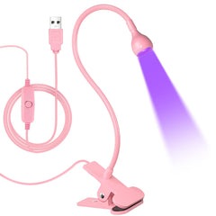 AORAEM LED nail lamp with gooseneck clip for desk mounting
