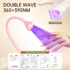AORAEM USB-powered nail lamp, plug-and-play convenience