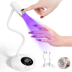 AORAEM UV LED nail lamp front view for quick home gel nail curing.