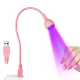 AORAEM UV LED nail lamp gooseneck provides flexible support for precise at-home gel nail curing.