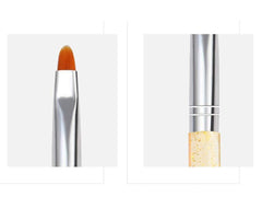 Aoshang precision brush for cuticle control and smooth overlays