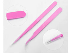 Aoshang stainless steel tweezers close-up showing durable construction.