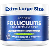 AOSORW crema foliculitis cabello: alivio de irritación y picor.