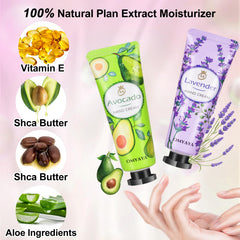 Aottom Avocado hand lotion bottle offers rich moisture and velvety skin feel.