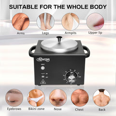 AOWOSA adjustable temperature control from 0-80°C for precise heat