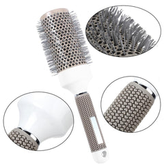 Aozzy round brush 25mm barrel creates natural volume and defined waves.