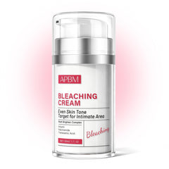 APBM Skin Lightening Cream bottle pour for smooth application